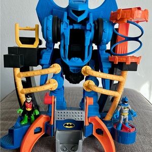 Imaginext Robo Command Center Batman Blue and Orange Playset